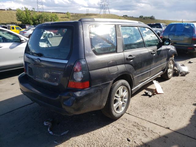 JF1SG66638H728711 - 2008 SUBARU FORESTER S GRAY photo 4