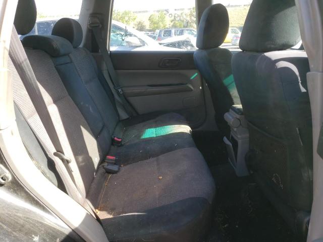 JF1SG66638H728711 - 2008 SUBARU FORESTER S GRAY photo 6