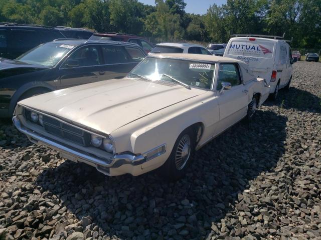 9J84N123780 - 1969 FORD THUNDERBIR WHITE photo 2