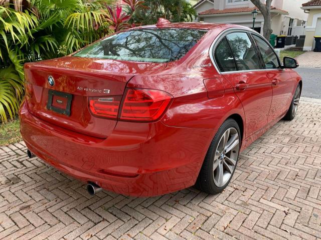 WBA3F9C54DF483760 - 2013 BMW ACTIVEHYBR RED photo 4