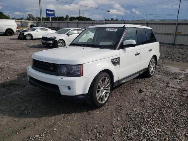 SALSK2D47BA707467 - 2011 LAND ROVER RANGE ROVE WHITE photo 2