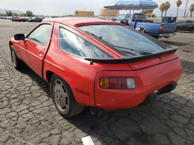 WP0JB0923ES862692 - 1984 PORSCHE 928 S RED photo 3