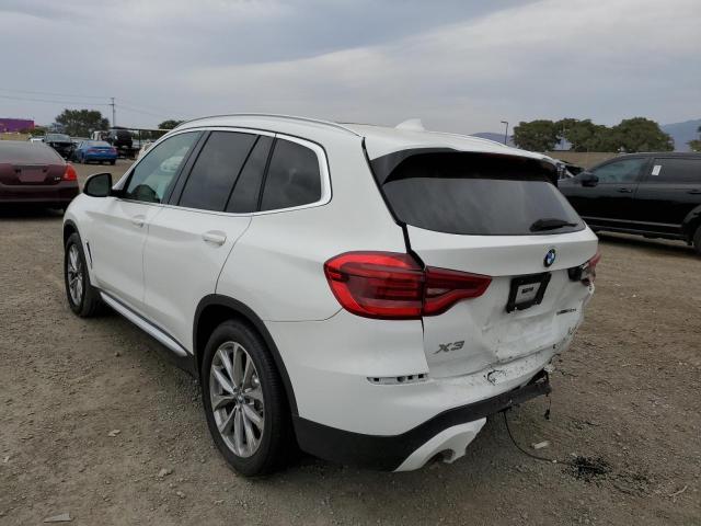 5UXTR7C53KLE96188 - 2019 BMW X3 SDRIVE3 WHITE photo 3