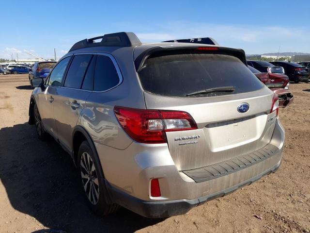 4S4BSENC5F3294856 - 2015 SUBARU OUTBACK 3. TAN photo 3