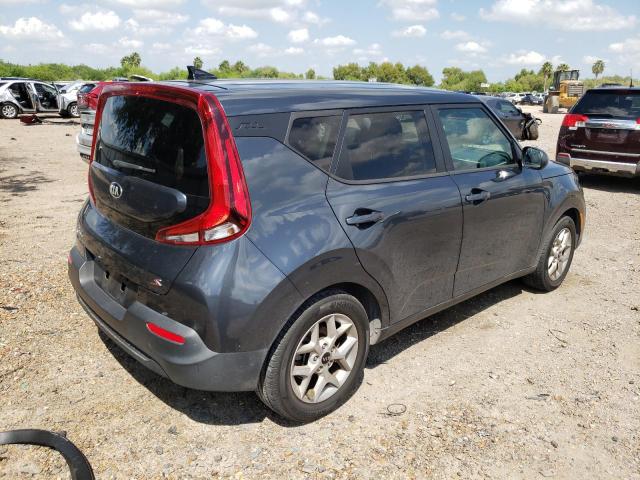 KNDJ23AU4L7016909 - 2020 KIA SOUL LX GRAY photo 4