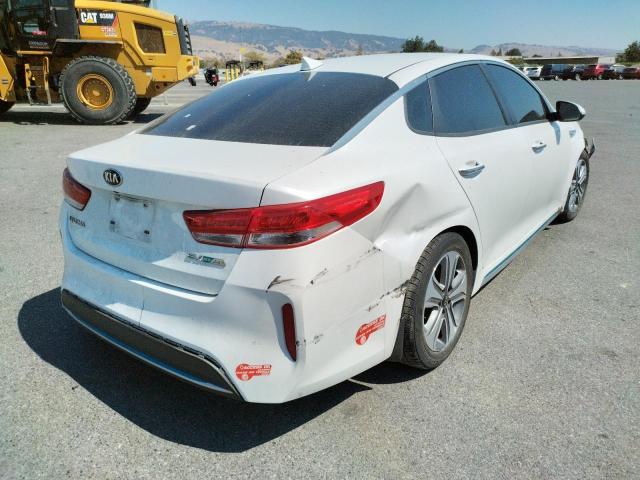 KNAGV4LD8H5012754 - 2017 KIA OPTIMA PLU WHITE photo 4