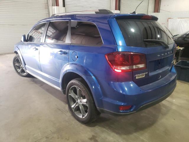 3C4PDCGB8FT659628 - 2015 DODGE JOURNEY CR BLUE photo 3