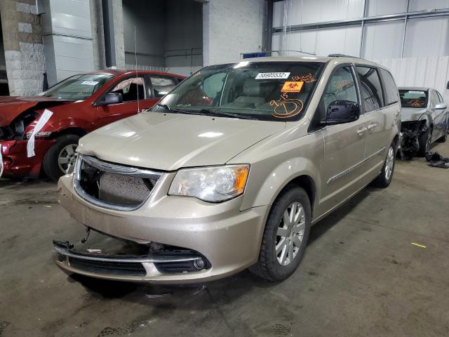 2C4RC1BG0DR509984 - 2013 CHRYSLER TOWN & COU GOLD photo 2