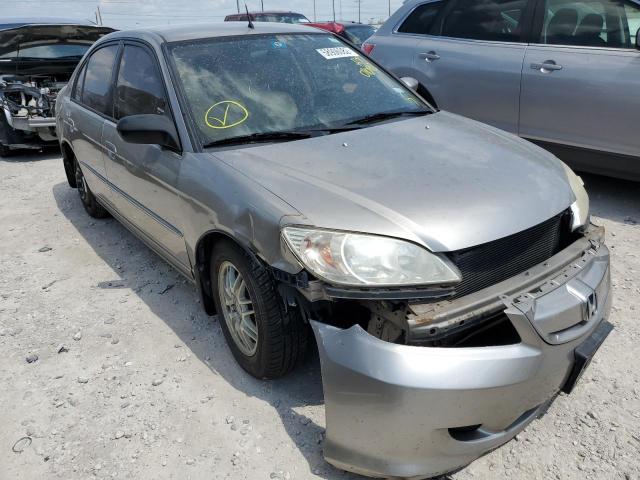 JHMES96614S010982 - 2004 HONDA CIVIC HYBR SILVER photo 1