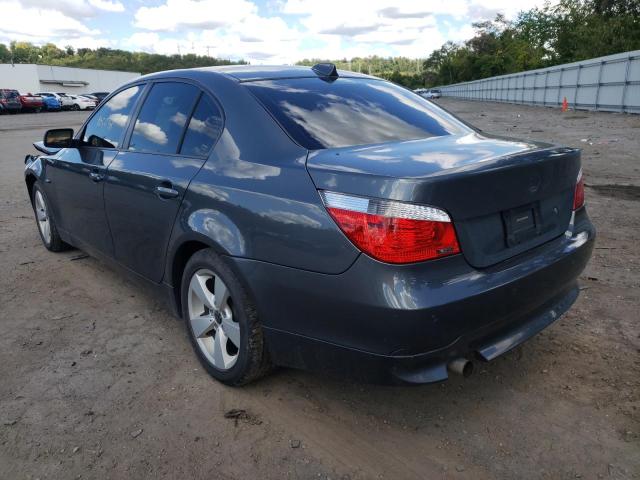 WBANF33507CW71221 - 2007 BMW 525 XI GRAY photo 3