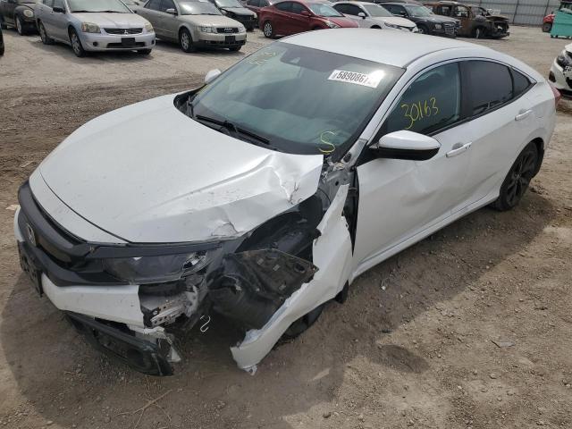 19XFC2F86KE212955 - 2019 HONDA CIVIC SPOR WHITE photo 2