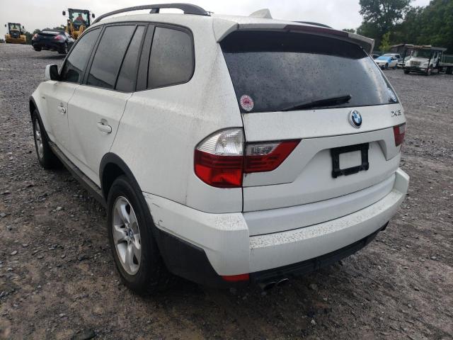 WBXPC93457WF27800 - 2008 BMW X3 WHITE photo 3