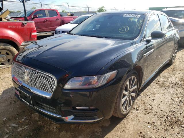 1LN6L9UK2H5612275 - 2017 LINCOLN CONTINENTA BLACK photo 2