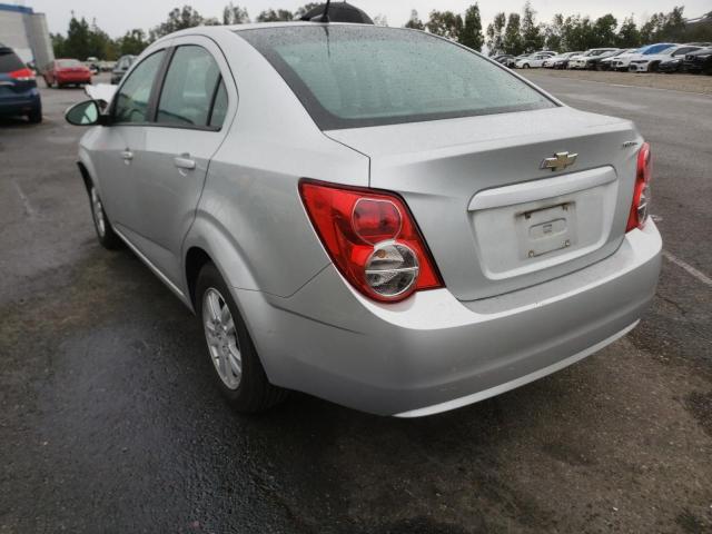 1G1JA5SH9C4170462 - 2012 CHEVROLET SONIC LS SILVER photo 3