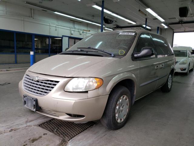 1C4GJ453X2B613384 - 2002 CHRYSLER VOYAGER LX TAN photo 2