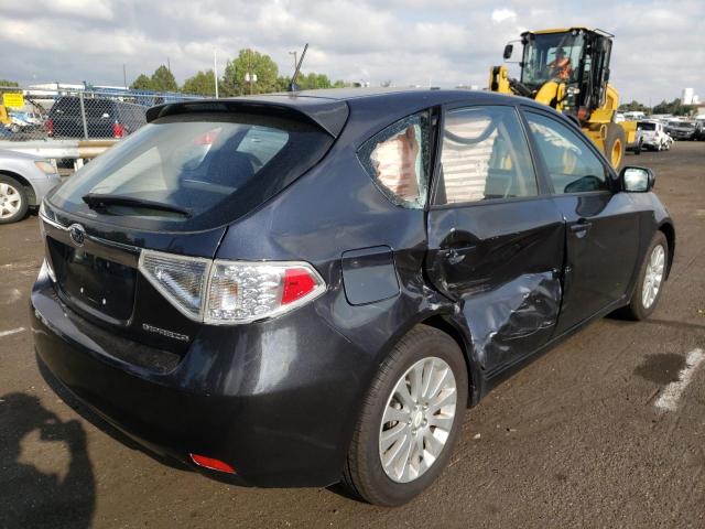 JF1GH61668H806344 - 2008 SUBARU IMPREZA 2. GRAY photo 4