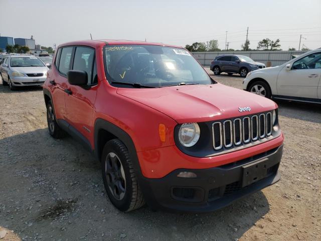ZACCJAAT0FPC33064 - 2015 JEEP RENEGADE S RED photo 1