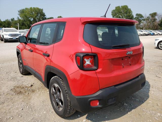 ZACCJAAT0FPC33064 - 2015 JEEP RENEGADE S RED photo 3