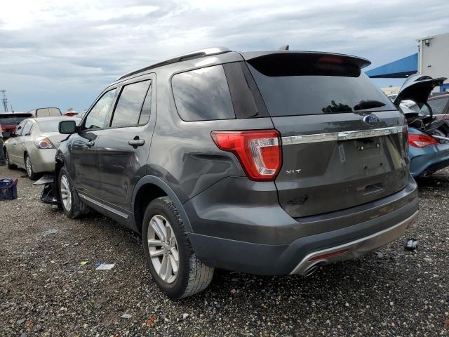 1FM5K7D84HGD35771 - 2017 FORD EXPLORER X GRAY photo 3