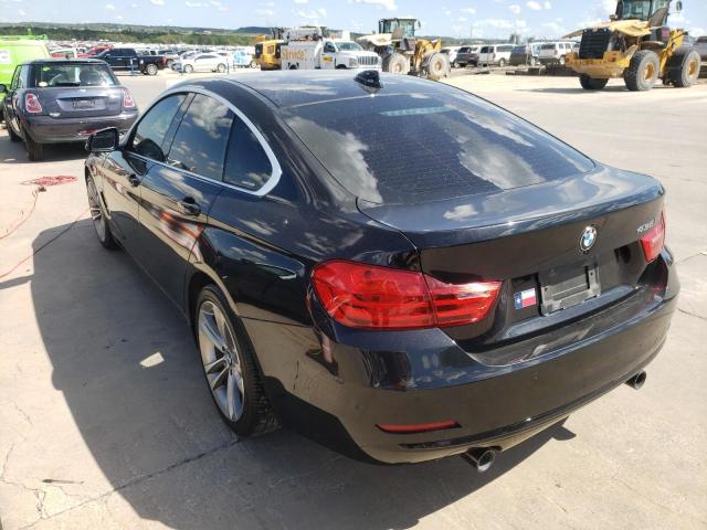 WBA4B1C59GG243166 - 2016 BMW 435 I GRAN BLACK photo 3