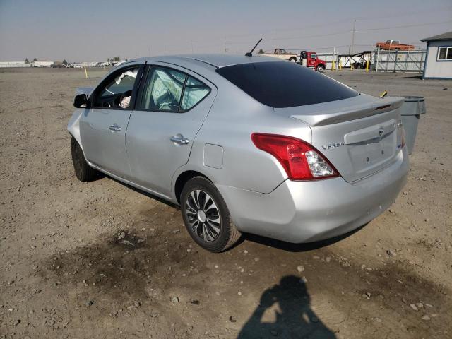 3N1CN7AP9DL857724 - 2013 NISSAN VERSA S SILVER photo 3