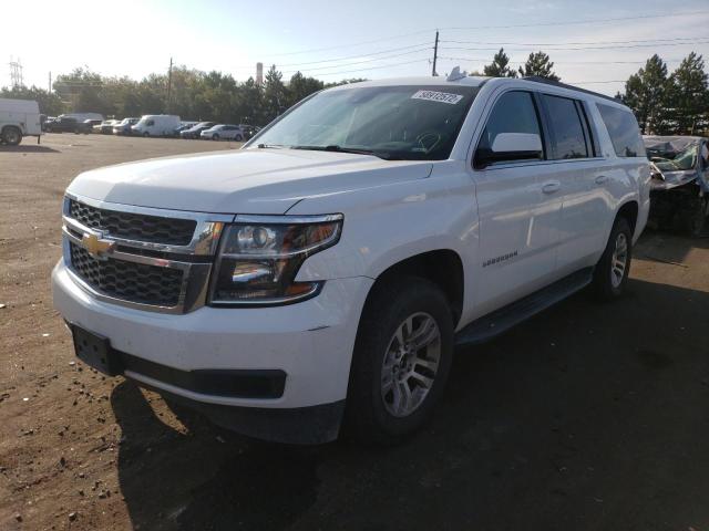 1GNSKHKC2JR277584 - 2018 CHEVROLET SUBURBAN K WHITE photo 2