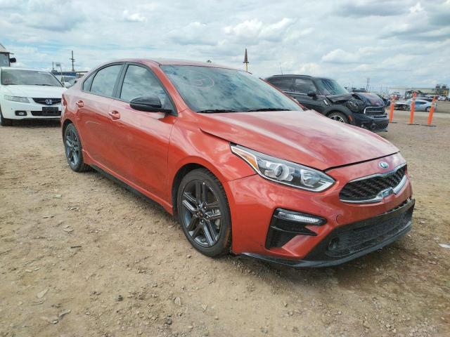 3KPF34AD4ME354126 - 2021 KIA FORTE GT L ORANGE photo 1