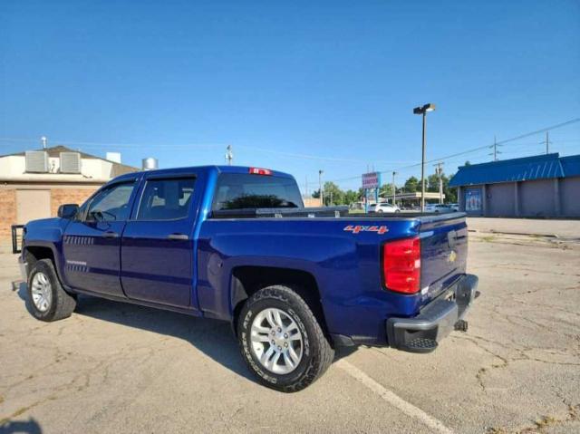 3GCUKRECXEG334364 - 2014 CHEVROLET SILVERADO BLUE photo 3