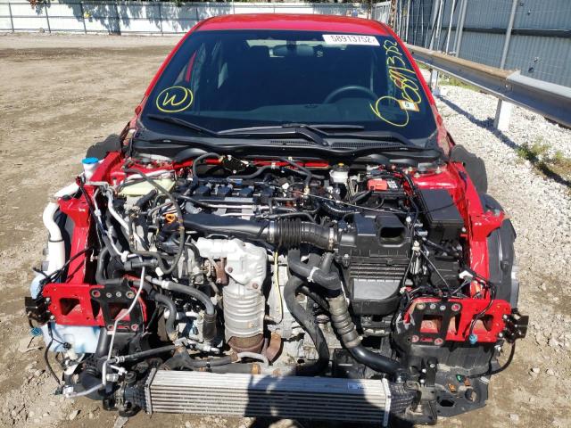 SHHFK7H42HU204640 - 2017 HONDA CIVIC SPOR RED photo 7