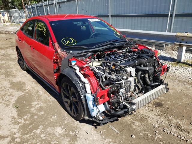 SHHFK7H42HU204640 - 2017 HONDA CIVIC SPOR RED photo 9