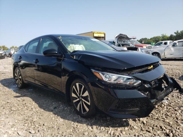 3N1AB8CV8NY234570 - 2022 NISSAN SENTRA SV BLACK photo 1