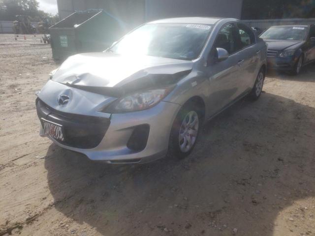 JM1BL1TF6D1820217 - 2013 MAZDA 3 I SILVER photo 2