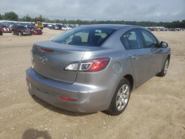 JM1BL1TF6D1820217 - 2013 MAZDA 3 I SILVER photo 4