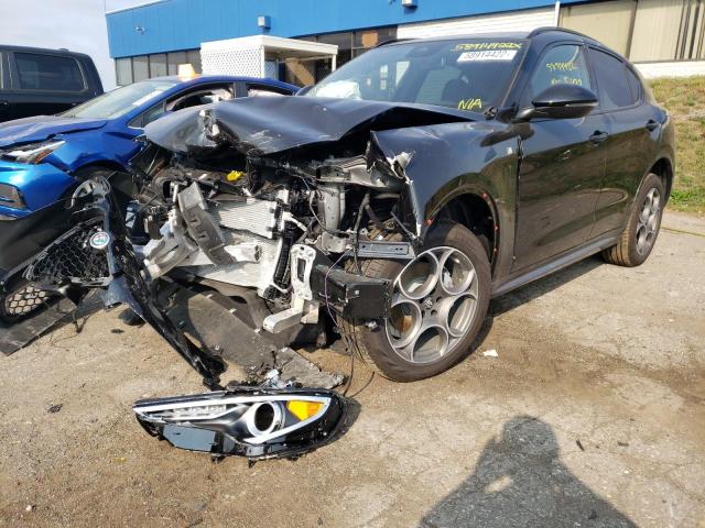 ZASPAKBN7N7D41675 - 2022 ALFA ROMEO STELVIO TI BLACK photo 2
