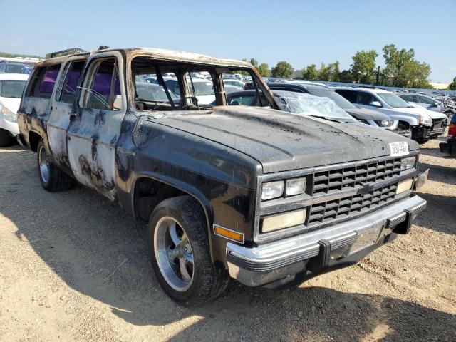 1GNER16K2MF151782 - 1991 CHEVROLET SUBURBAN R CHARCOAL photo 1