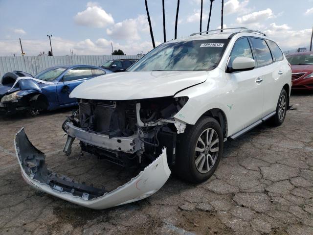 5N1AR2MN6FC636436 - 2015 NISSAN PATHFINDER WHITE photo 2