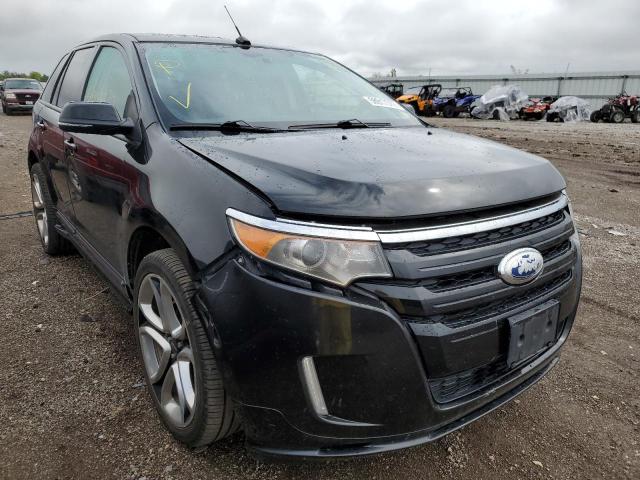 2FMDK4AK9DBA94284 - 2013 FORD EDGE SPORT BLACK photo 1