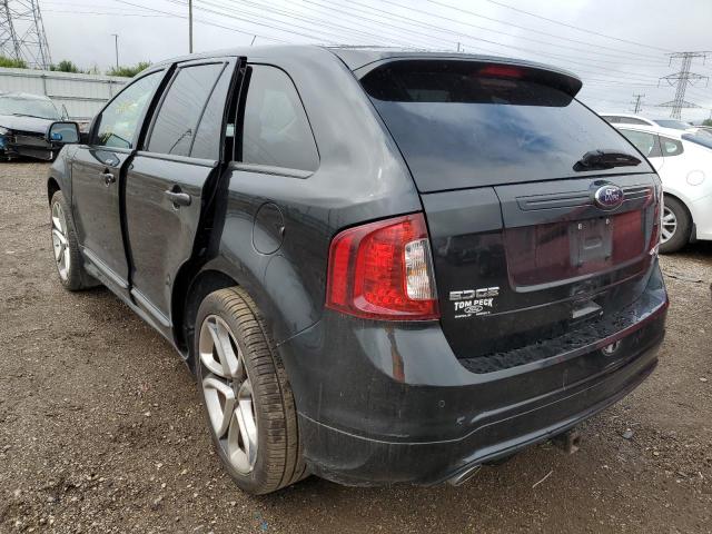 2FMDK4AK9DBA94284 - 2013 FORD EDGE SPORT BLACK photo 3