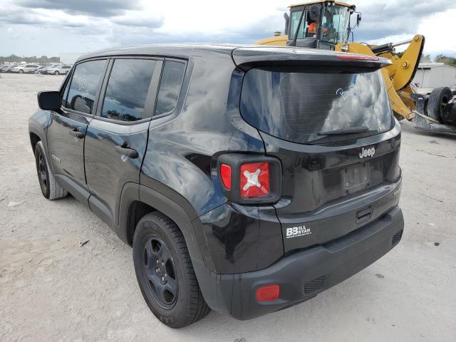 ZACNJAAB0LPL26000 - 2020 JEEP RENEGADE S BLACK photo 3