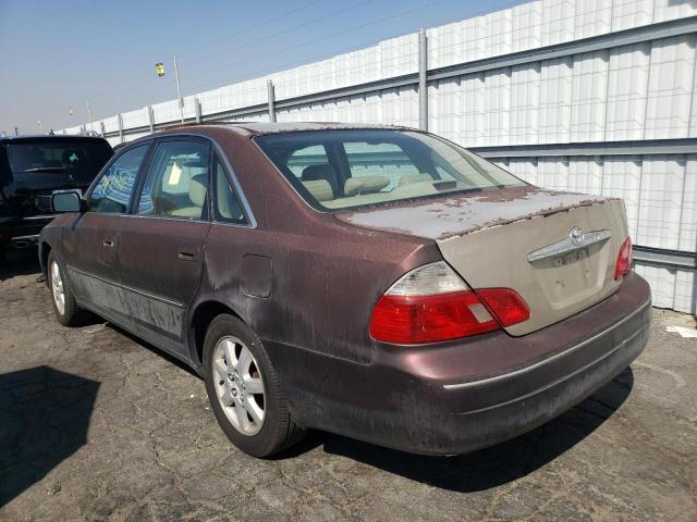 4T1BF28B62U234594 - 2002 TOYOTA AVALON BURGUNDY photo 3