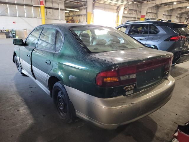 4S3BE686617202551 - 2001 SUBARU LEGACY OUT GREEN photo 3