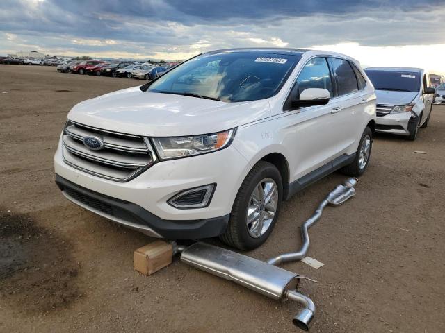 2FMPK4J96JBC59164 - 2018 FORD EDGE SEL WHITE photo 2