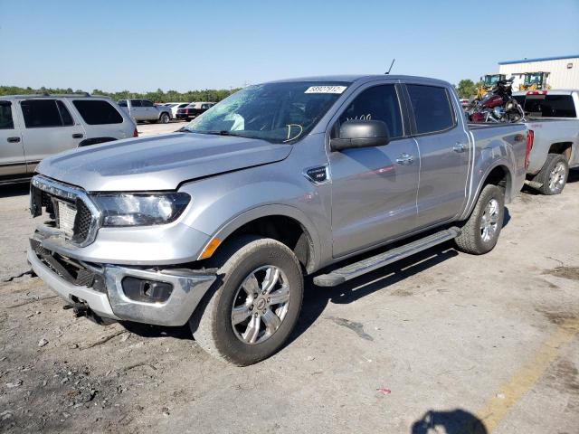 1FTER4FH7MLD31159 - 2021 FORD RANGER XL GRAY photo 2