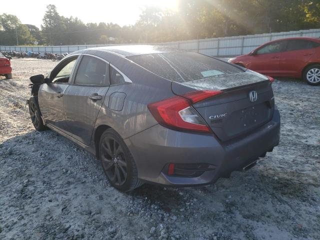 2HGFC2F85KH594465 - 2019 HONDA CIVIC SPOR 灰色 照片 3