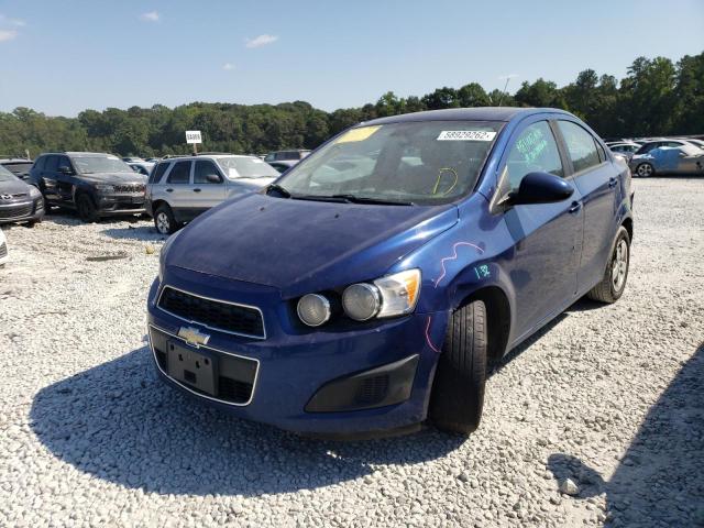 1G1JA5SH2D4151866 - 2013 CHEVROLET SONIC LS BLUE photo 2