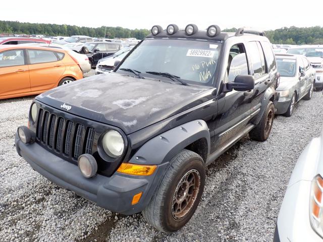 1J4GK38K25W576610 - 2005 JEEP LIBERTY RE Mavi foto 2