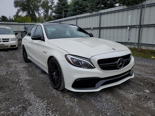 55SWF8HB3JU267311 - 2018 MERCEDES-BENZ C 63 AMG-S WHITE photo 1