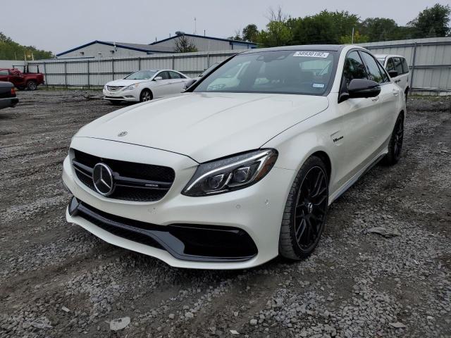 55SWF8HB3JU267311 - 2018 MERCEDES-BENZ C 63 AMG-S WHITE photo 2