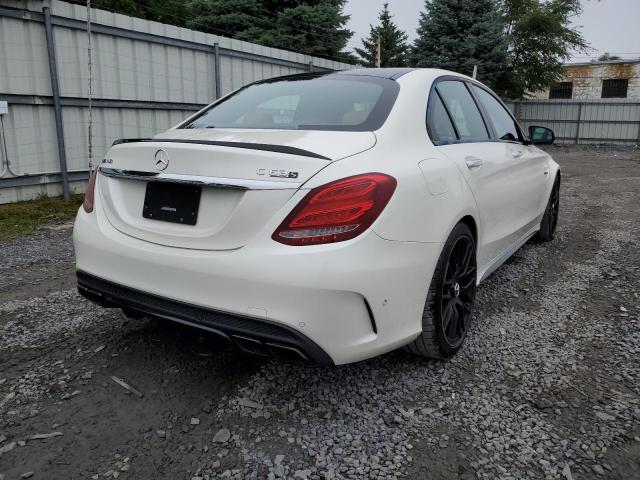 55SWF8HB3JU267311 - 2018 MERCEDES-BENZ C 63 AMG-S WHITE photo 4