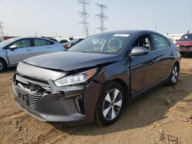 KMHC75LD0KU125964 - 2019 HYUNDAI IONIQ CHARCOAL photo 2